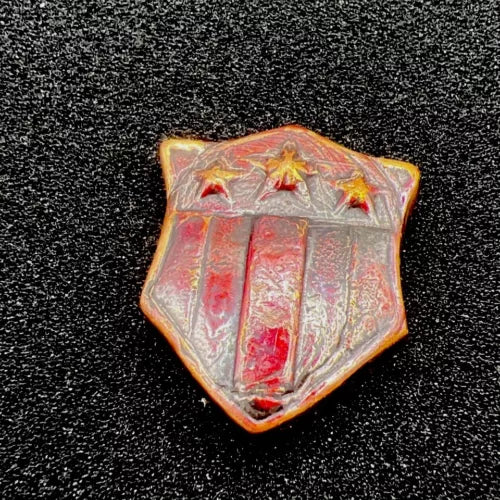 4.3oz Hand Made 🇺🇸 COPPER Stars & Stripes Shield .999 Bullion Round Coin Art