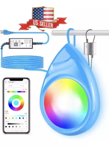 LED Pool Lights APP Control RGB Dimmable Underwater Submersible Lights Magnets