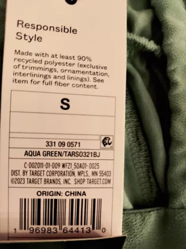 Women's High-Low Hem Chiffon Dress - Wild Fable Aqua Green S