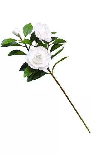 1pc 23” Simulation Gardenia Artificial Flower Lifelike Gardenia Fake Plant