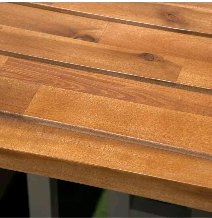 Caribbean 3pc Acacia Wood Patio Bar Set - Natural - Christopher Knight Home