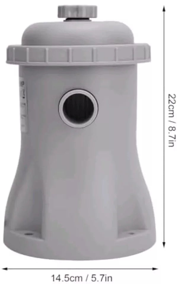 Cartridge Filter Pump,Swimming Pool Filter Pump 330gal, Filter Pump with Intergr