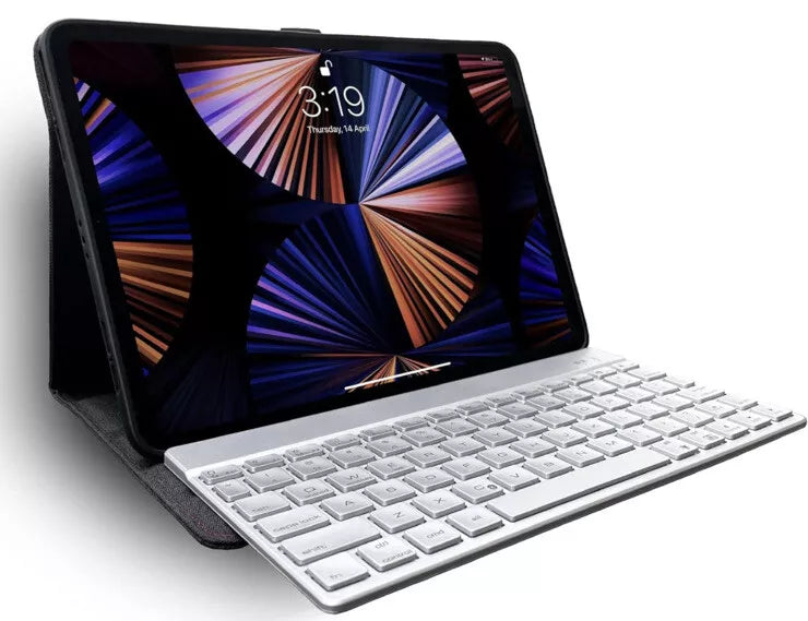 Baslof iPad (Air 4, 5 and Pro 11) Keyboard Case with Handle & Pencil Holder, F18