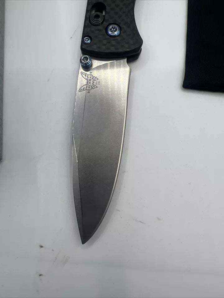 Benchmade Knive Bugout 535-3 CPM-S90V  Carbon Fiber Pocket Knife 🇺🇸Modified