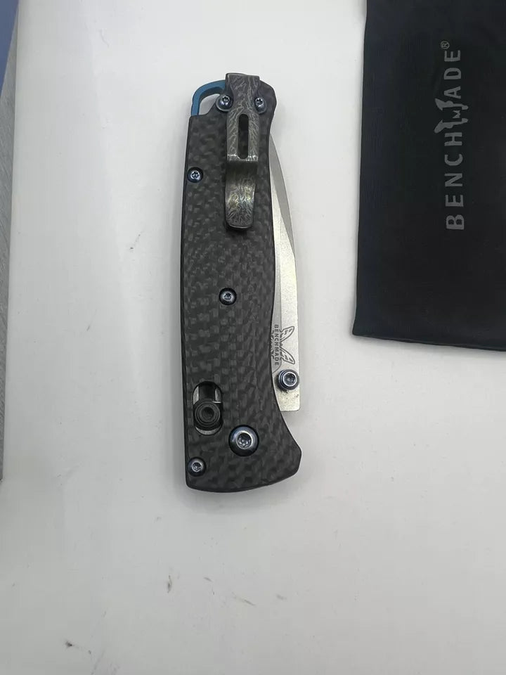 Benchmade Knive Bugout 535-3 CPM-S90V  Carbon Fiber Pocket Knife 🇺🇸Modified