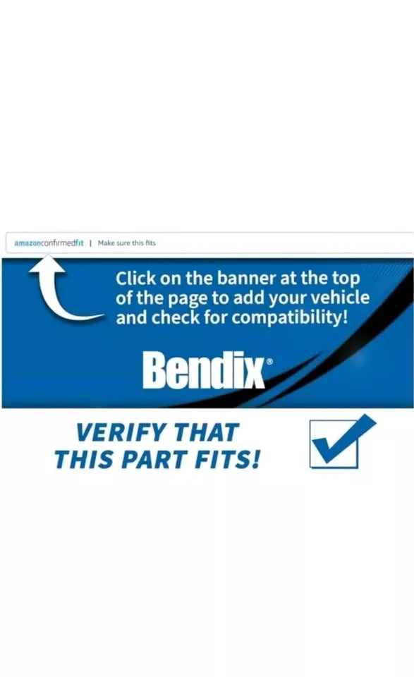 Bendix CFC1506 BENDIX Premium Copper-Free For 10-14 Acura Honda Accord TSX