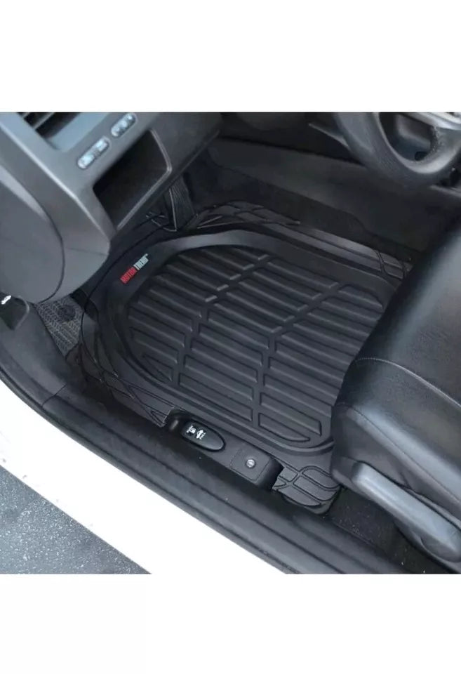 Black Heavy Duty Rubber Car Floor Mats