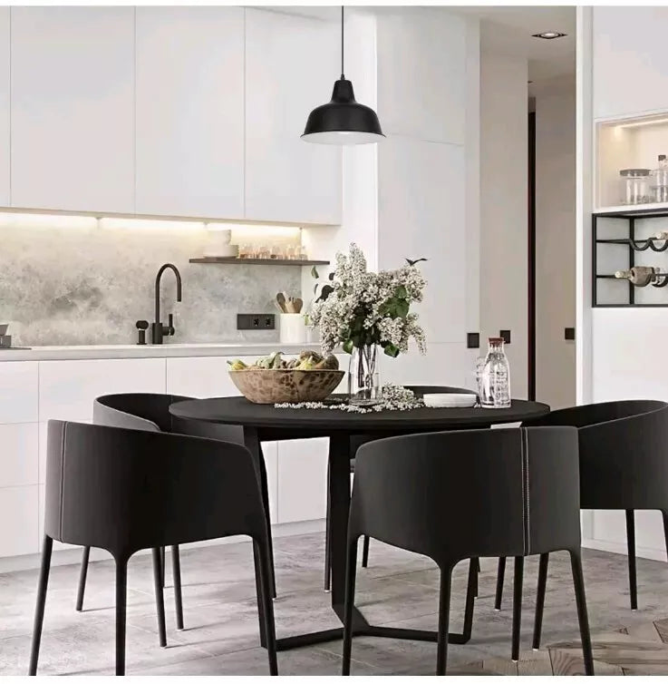 Black Industrial Pendant Lights Vintage Farmhouse Metal Hanging Ceiling Light...