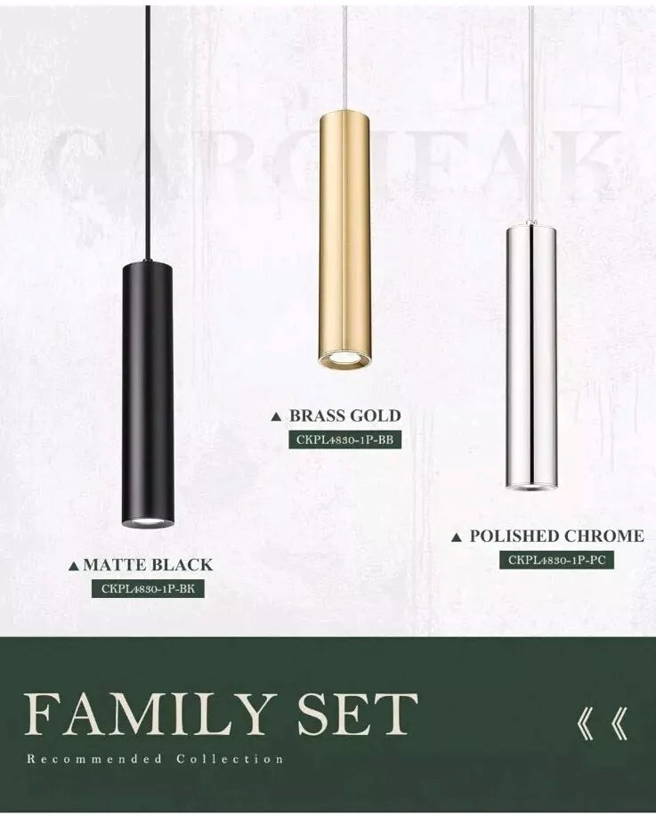 Black Pendant Light, LED Modern Pendant Light Fixture for Kitchen Island, Ind...